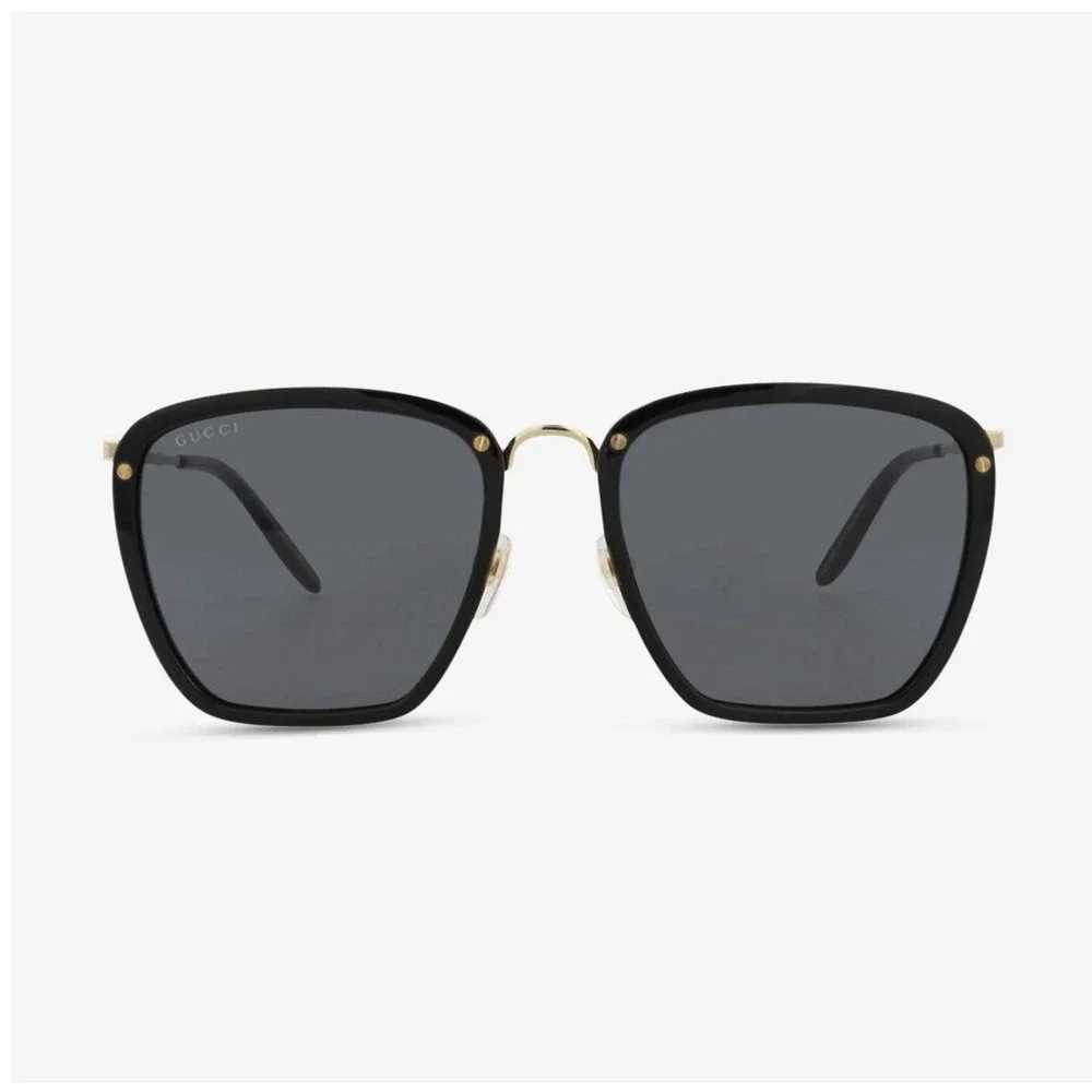 Gucci GG0673S Black/Grey (001) Sunglasses Authentic $550